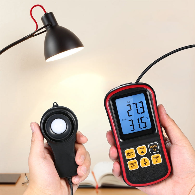BENETECH GM1030 Iluminómetro digital dividido portátil Medidor de LUX, GM1030