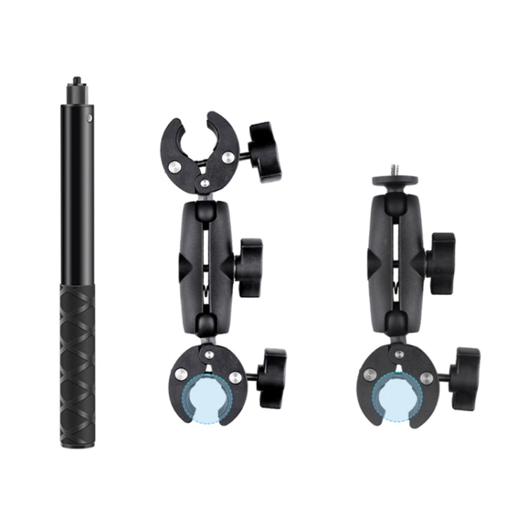Motocicleta Dual-headsCrab & Single Heads Abrazaderas Manillar Soporte fijo Selfie Stick, Dual-heads Crab & Single Heads Crab