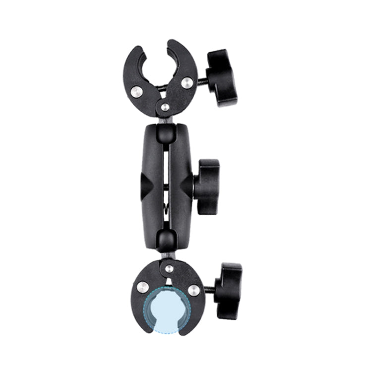 Soporte de montaje fijo para manillar de abrazadera de cangrejo Dualheads para motocicleta, Dualheads Crab