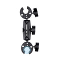 Soporte de montaje fijo para manillar de abrazadera de cangrejo Dualheads para motocicleta, Dualheads Crab