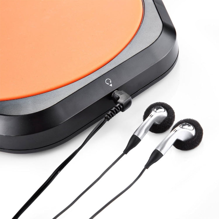 Metrónomo electrónico de ejercicio de tambor de entrenamiento de tablero de combate tonto DS100 (negro + naranja), Electronic Drum DS100