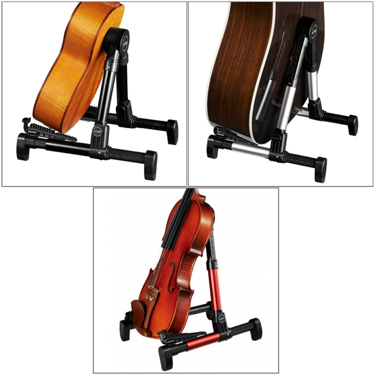 Soporte vertical plegable simple para instrumentos musicales, violín, ukelele