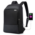Bopai 751-006881 Bandolera Doble Empresarial Antirrobo Impermeable de Gran Capacidad, con Puerto de Carga USB, Tamaño: 30x14x44cm, 751-006881