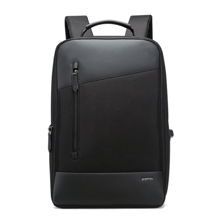 Bopai 851-009911 Bandolera doble de gran capacidad, impermeable, antirrobo, empresarial, con puerto de carga USB, tamaño: 30,5 x 13 x 45 cm, 851-009911