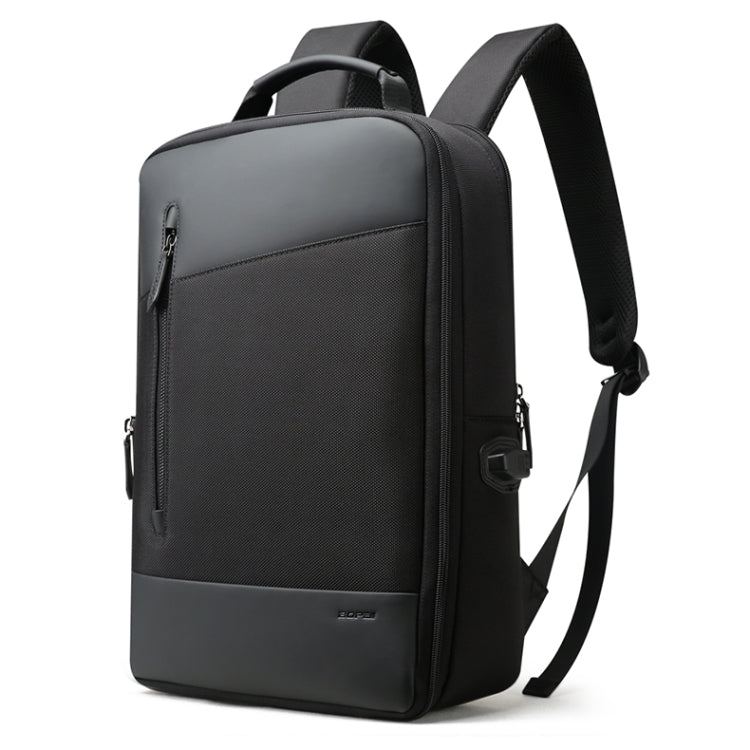 Bopai 851-009911 Bandolera doble de gran capacidad, impermeable, antirrobo, empresarial, con puerto de carga USB, tamaño: 30,5 x 13 x 45 cm, 851-009911