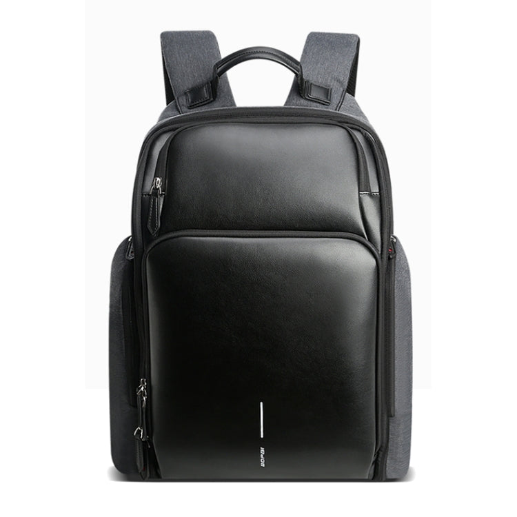 Bopai 851-010128 Bandolera Doble Empresarial Antirrobo Impermeable de Gran Capacidad, con Puerto de Carga USB, Tamaño: 34x19x43cm, 851-010128