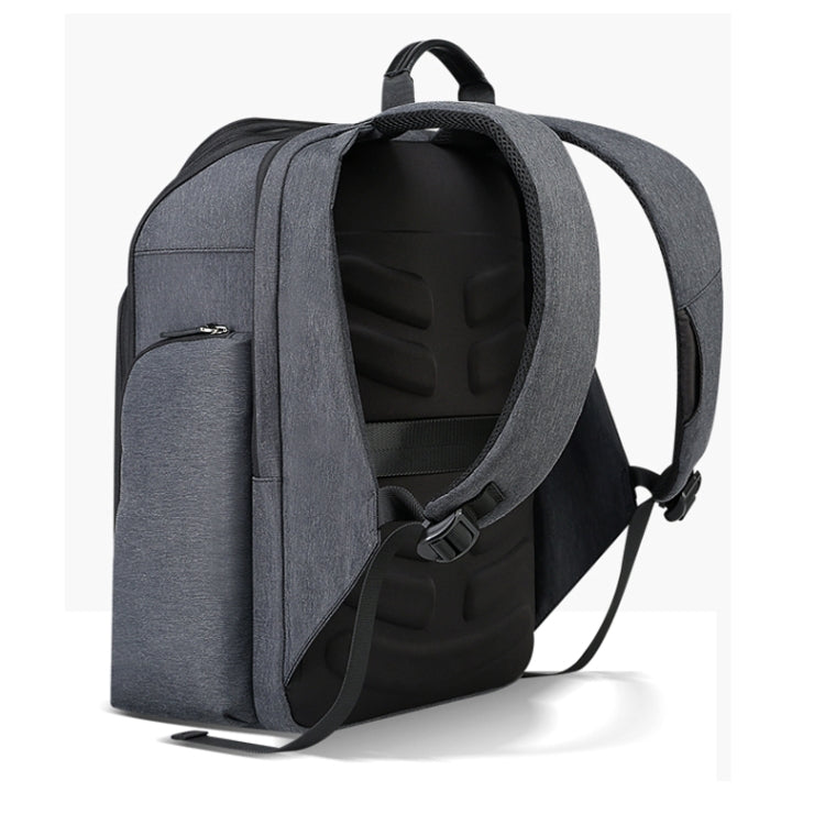Bopai 851-010128 Bandolera Doble Empresarial Antirrobo Impermeable de Gran Capacidad, con Puerto de Carga USB, Tamaño: 34x19x43cm, 851-010128