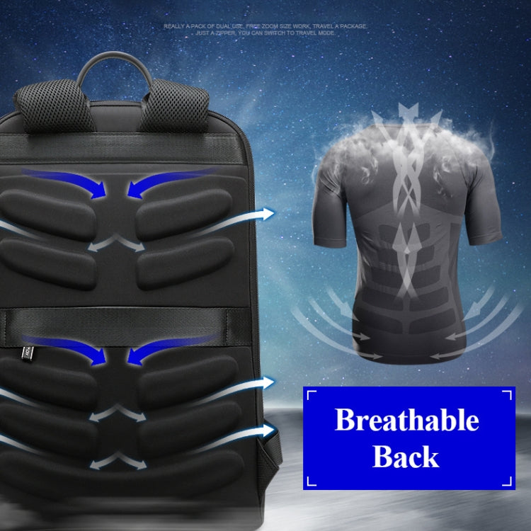 Bopai 851-023331 Mochila ultradelgada antirrobo impermeable para computadora portátil y tableta para 14 pulgadas y menos, 851-023331