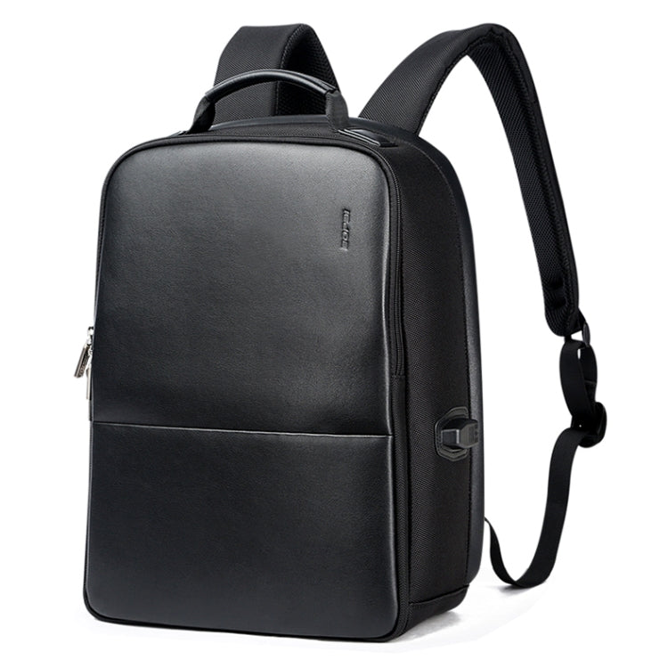 Bopai 751-006431 Bandolera doble de gran capacidad, impermeable, antirrobo, empresarial, con puerto de carga USB, tamaño: 27x16,5x40 cm, 751-006431