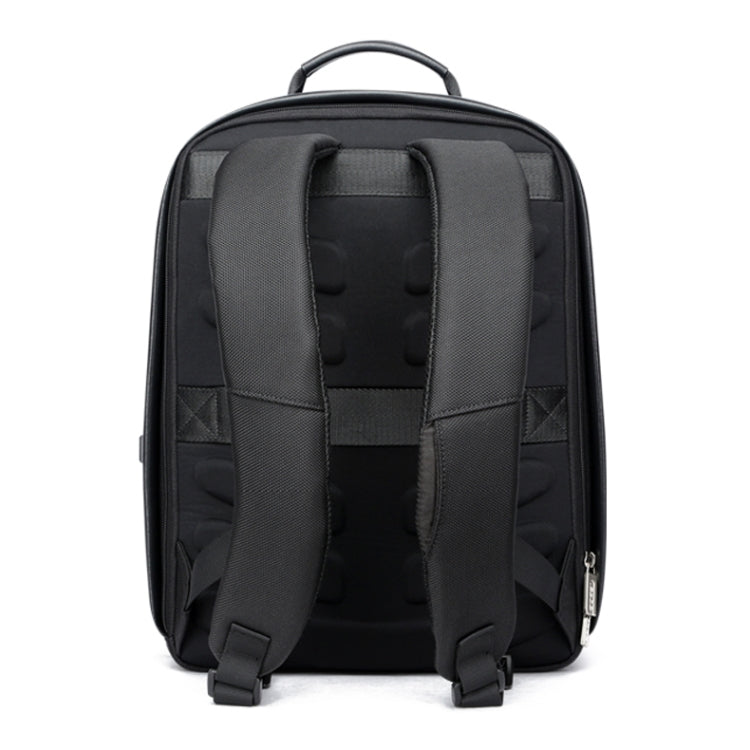 Bopai 751-006431 Bandolera doble de gran capacidad, impermeable, antirrobo, empresarial, con puerto de carga USB, tamaño: 27x16,5x40 cm, 751-006431