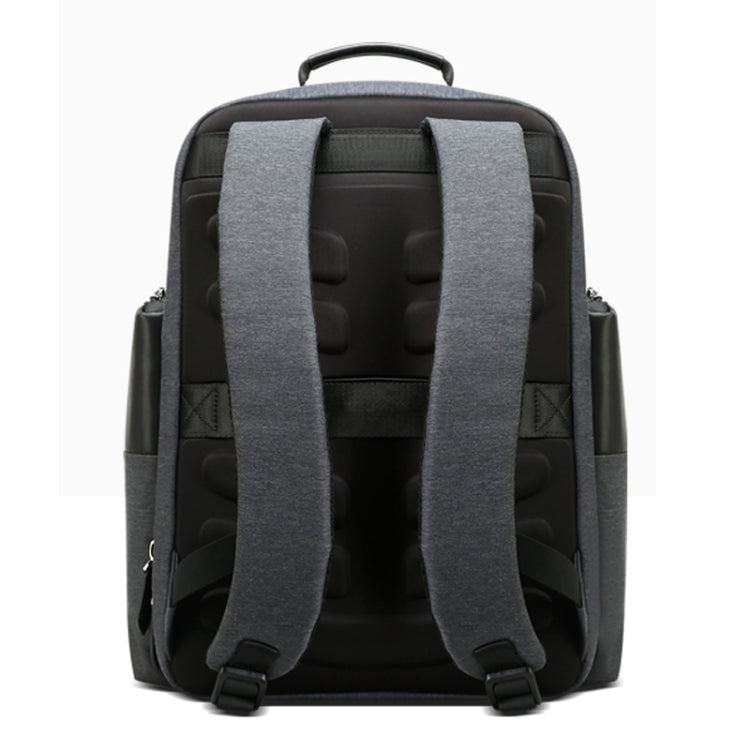Bopai 851-014318 Bolso de hombro doble de gran capacidad, de tres capas, antirrobo, impermeable, transpirable y de moda para exteriores, con puerto de carga USB, tamaño: 31x17x44cm, 851-014318