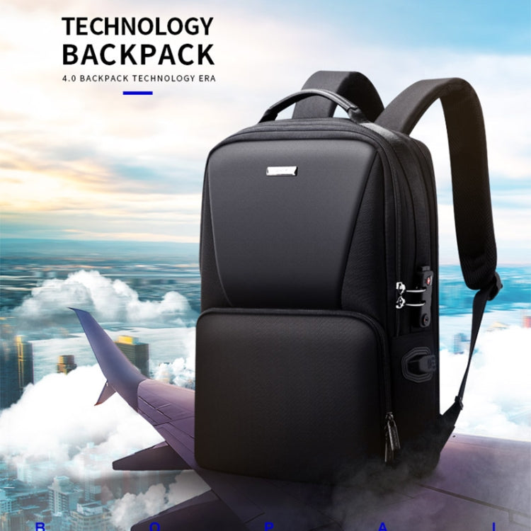 Bopai 61-02511 Mochila para hombre antirrobo impermeable y transpirable para viajes de negocios, tamaño: 30x15x44cm, 61-02511