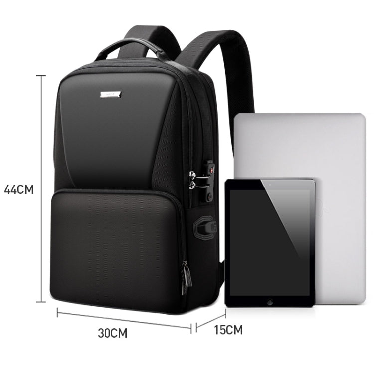 Bopai 61-02511 Mochila para hombre antirrobo impermeable y transpirable para viajes de negocios, tamaño: 30x15x44cm, 61-02511