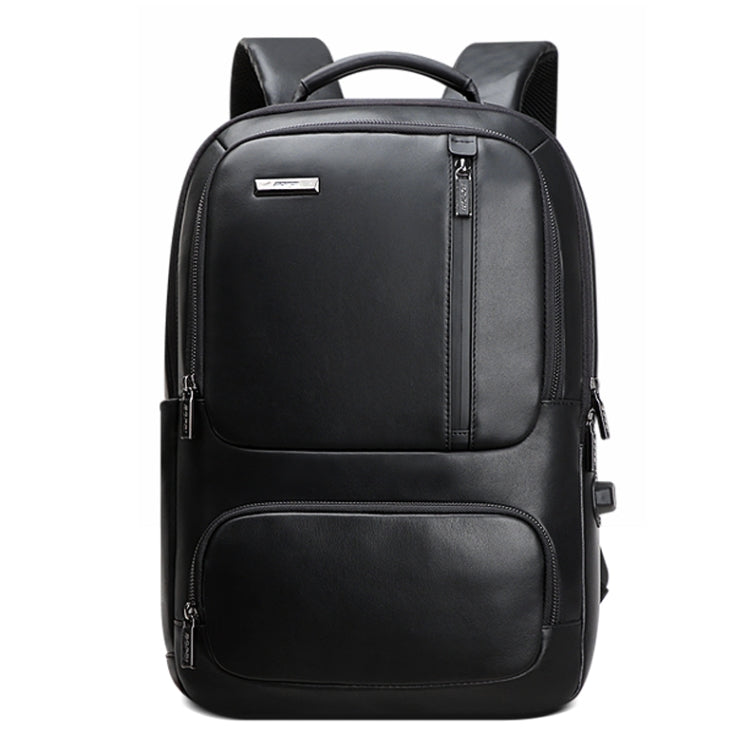 Bopai 851-024011 Mochila antirrobo para hombre, transpirable, de negocios, de cuero de primera calidad, tamaño: 28x18x42 cm, 851-024011