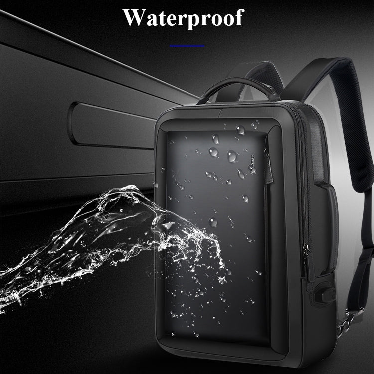 Bopai 751-006551 Mochila para computadora portátil transpirable informal de negocios de gran capacidad con interfaz USB externa, tamaño: 30 x 12 x 44 cm, 751-006551