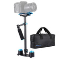 Estabilizador de mano de fibra de carbono PULUZ de 38,5-61 cm para cámaras y vídeos digitales DSLR y DV, rango de carga: 0,5-3 kg, P60T Black, P60T Blue, P60T Red, RU Stock P60T Black