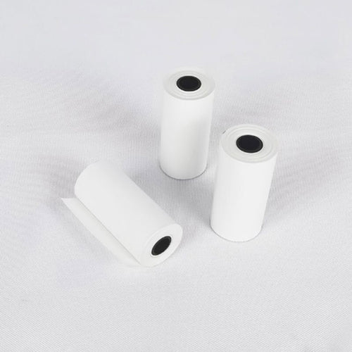 10 rollos de etiquetas de impresión de papel térmico para recibos de papel de registro de 57 x 25 mm