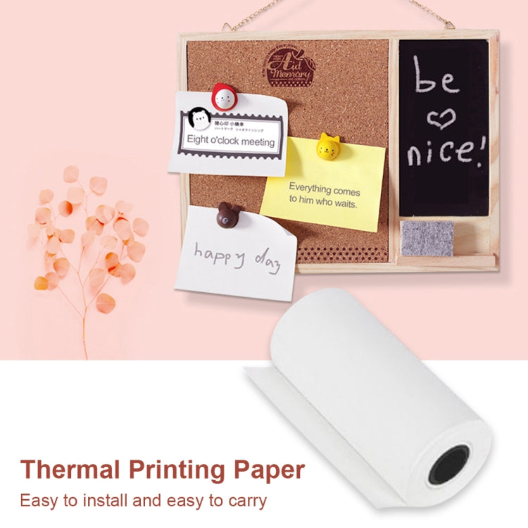 10 rollos de etiquetas de impresión de papel térmico para recibos de papel de registro de 57 x 25 mm