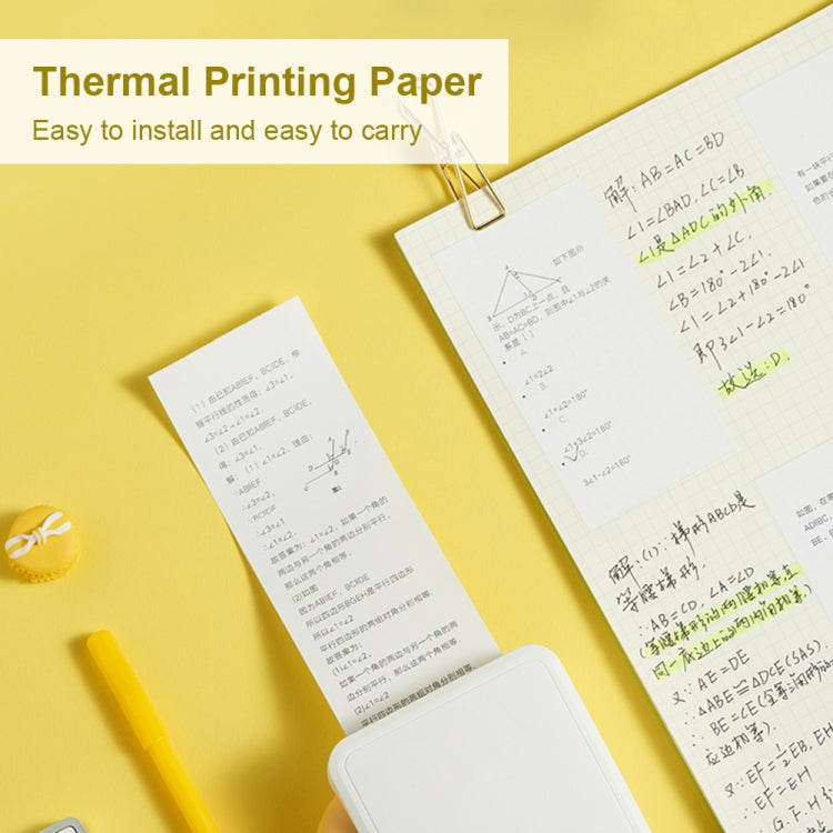 10 rollos de etiquetas de impresión de papel térmico para recibos de papel de registro de 57 x 25 mm