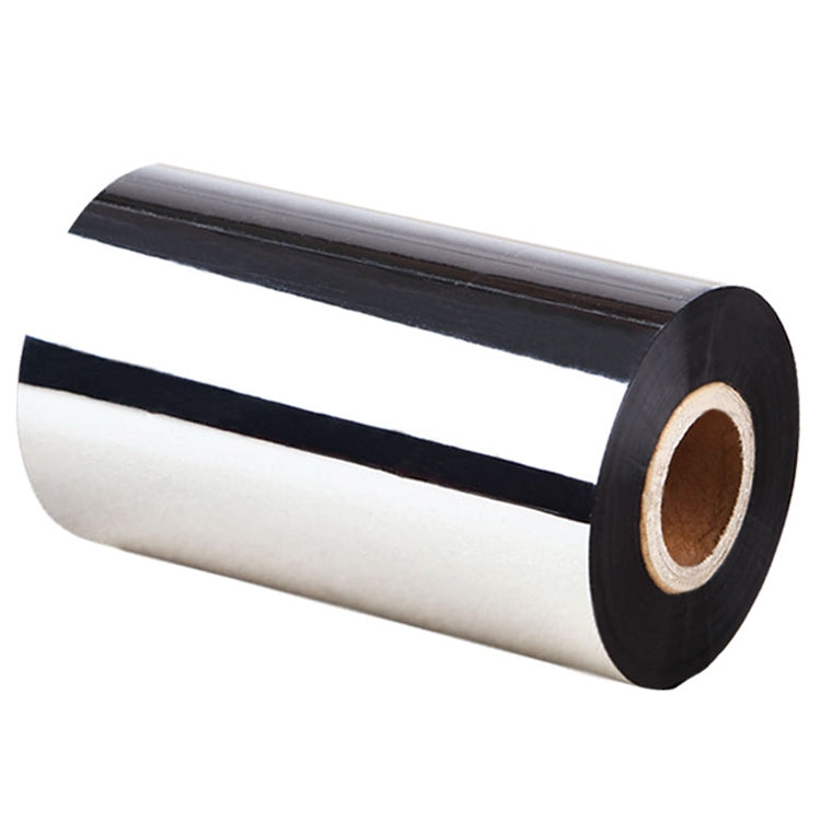 Cinta de código de barras de papel revestido para impresora a base de cera de 2 piezas, tamaño: 5 cm x 300 m, Size: 5cmx300m