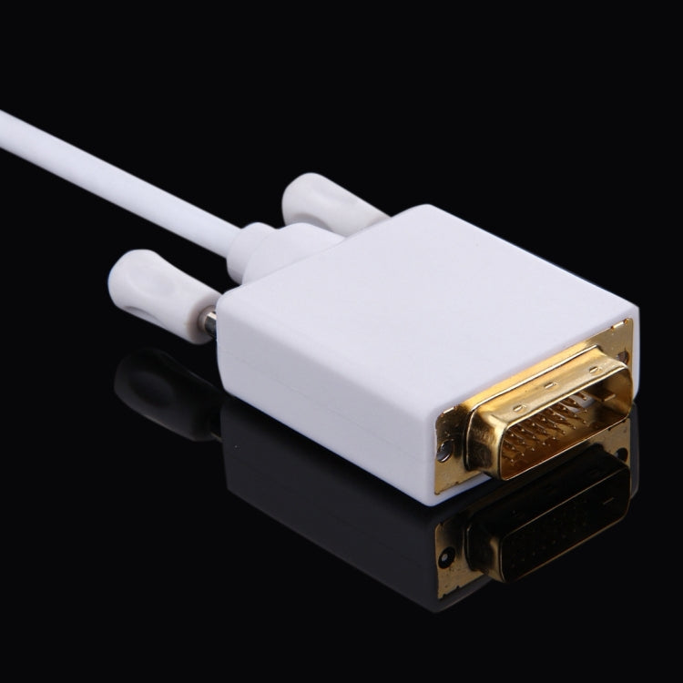 Cable adaptador Mini DisplayPort macho a DVI macho de 1,8 m