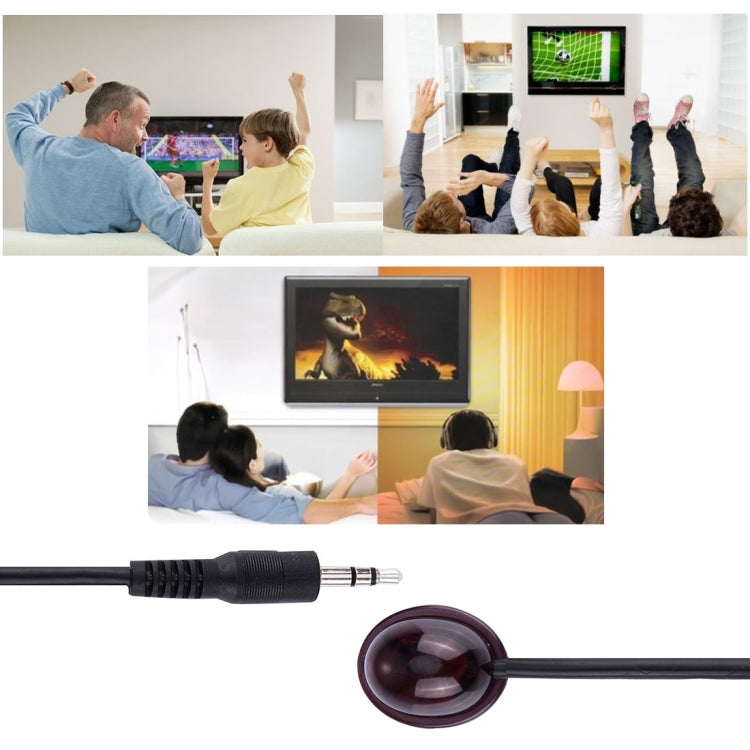 Cable extensor de receptor y emisor de control remoto HDMI de TV IR infrarrojo de 1m, adaptador de cable de 3,5mm (para S-PC-1247)