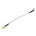 Cable CRC9 macho a SMA hembra de 15 cm, CRC9 90° Elbow to SMA (Braided)