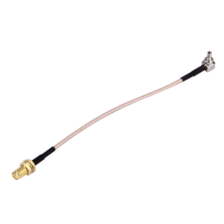 Cable CRC9 macho a SMA hembra de 15 cm, CRC9 90° Elbow to SMA (Braided)