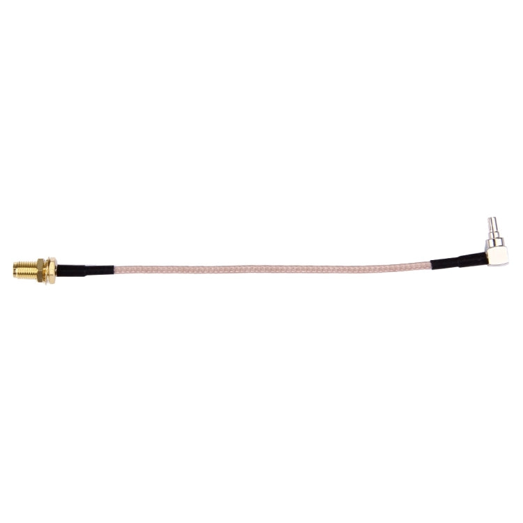 Cable CRC9 macho a SMA hembra de 15 cm, CRC9 90° Elbow to SMA (Braided)