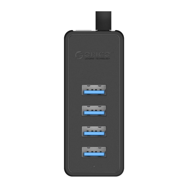 ORICO W5P-U3-100 HUB de escritorio USB 3.0 de 4 puertos con fuente de alimentación de cable micro USB de 100 cm, W5P-U3-100 Black, W5P-U3-100 White