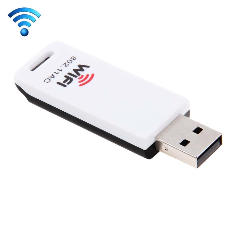 Adaptador inalámbrico WiFi USB 802.11ac compatible con doble banda de 2,4 GHz/5 GHz