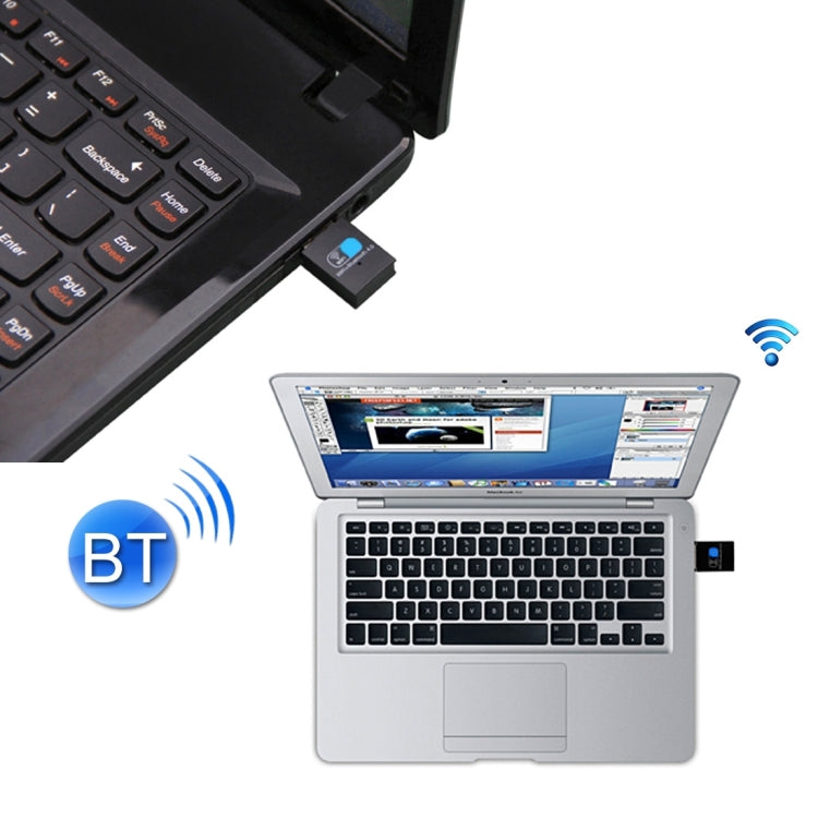 Adaptador inalámbrico WiFi USB 2 en 1 Bluetooth 4.0 + 150 Mbps 2,4 GHz