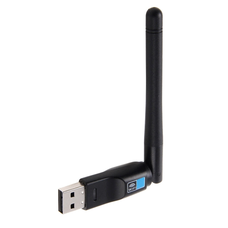 Adaptador inalámbrico 2 en 1 Bluetooth 4.0 + 150Mbps 2.4GHz USB WiFi con antena externa 2D1