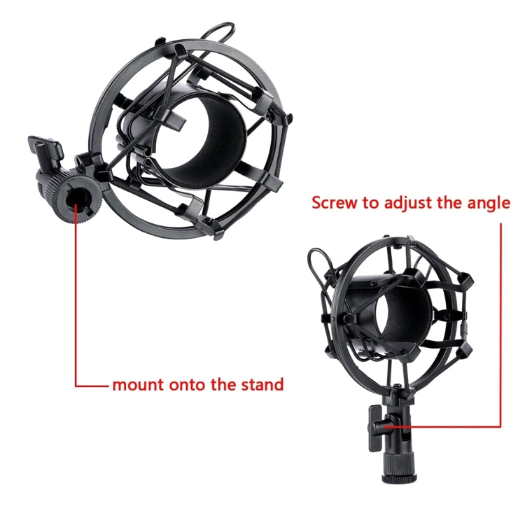 Micrófono de grabación de sonido de condensador 3000 Home KTV Mic con soporte antigolpes y filtro pop para PC y computadora portátil, puerto para auriculares de 3,5 mm, longitud del cable: 2,5 m