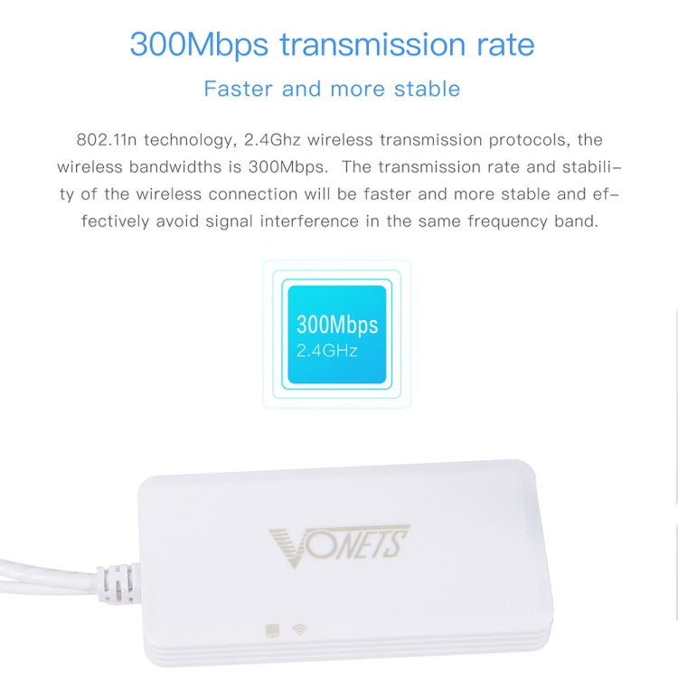 VONETS VAP11G-500S CPE de alta potencia 20dbm Mini WiFi 300Mbps puente WiFi repetidor amplificador de señal, punto a punto inalámbrico para exteriores, sin obstáculos, VAP11G-500