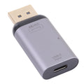 2 en 1 4K 60Hz DP macho a carga USB-C / Type-C + adaptador USB-C / Type-C hembra, DP