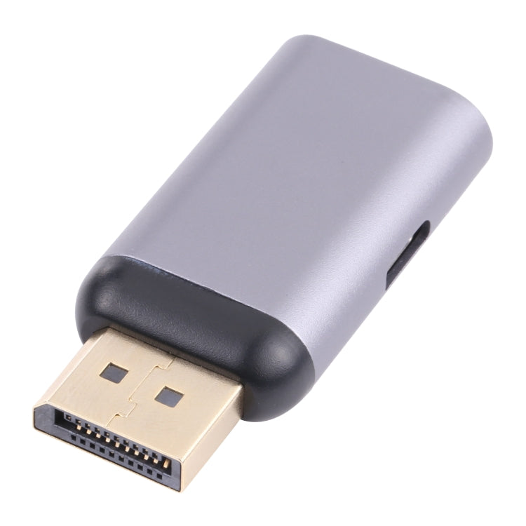 2 en 1 4K 60Hz DP macho a carga USB-C / Type-C + adaptador USB-C / Type-C hembra, DP