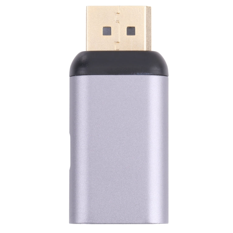 2 en 1 4K 60Hz DP macho a carga USB-C / Type-C + adaptador USB-C / Type-C hembra, DP