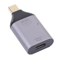 2 en 1 4K 60Hz Mini DP macho a carga USB-C / Type-C + adaptador USB-C / Type-C hembra, Mini DP