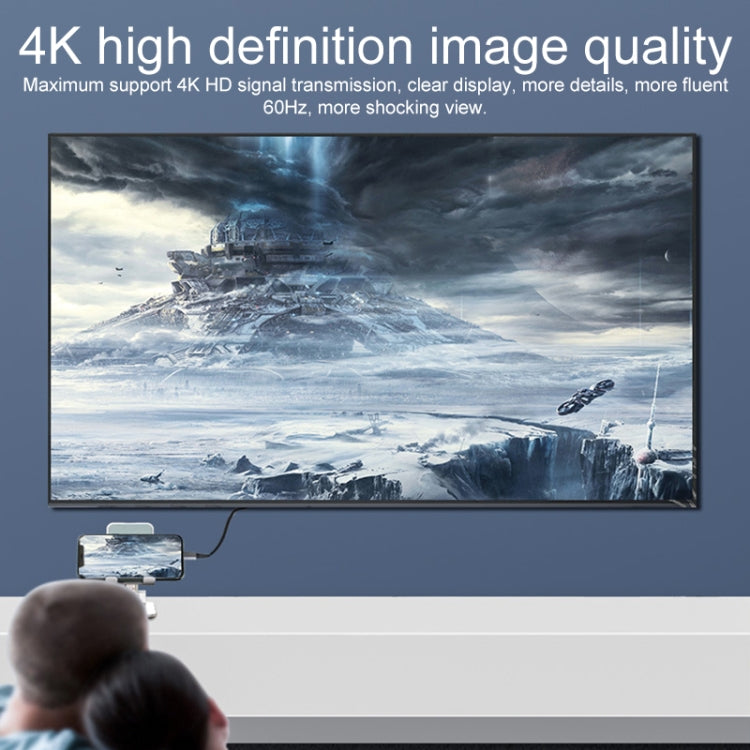 2 en 1 4K 60Hz Mini DP macho a carga USB-C / Type-C + adaptador USB-C / Type-C hembra, Mini DP