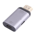 2 en 1 4K 60Hz HDMI macho a carga USB-C / Tipo-C + Adaptador USB-C / Tipo-C hembra, HDMI