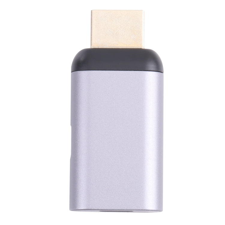 2 en 1 4K 60Hz HDMI macho a carga USB-C / Tipo-C + Adaptador USB-C / Tipo-C hembra, HDMI