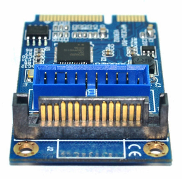 Tarjeta de expansión para PC de escritorio MINI PCI-E a USB 3.0 frontal de 19 pines, 19 Pin Power