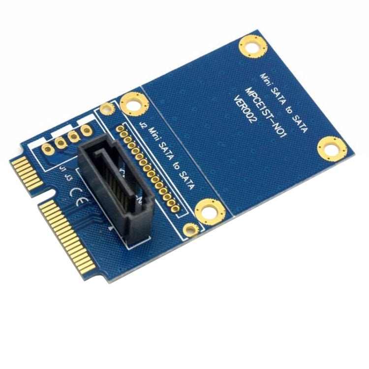 Tarjeta adaptadora de expansión de disco duro MINI SATA a SATA Mini PCI-E HDD de 7 pines