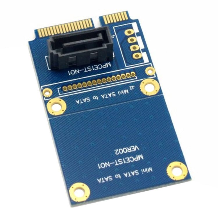Tarjeta adaptadora de expansión de disco duro MINI SATA a SATA Mini PCI-E HDD de 7 pines