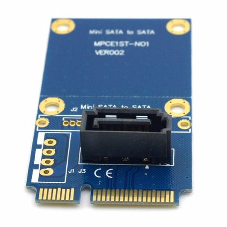 Tarjeta adaptadora de expansión de disco duro MINI SATA a SATA Mini PCI-E HDD de 7 pines