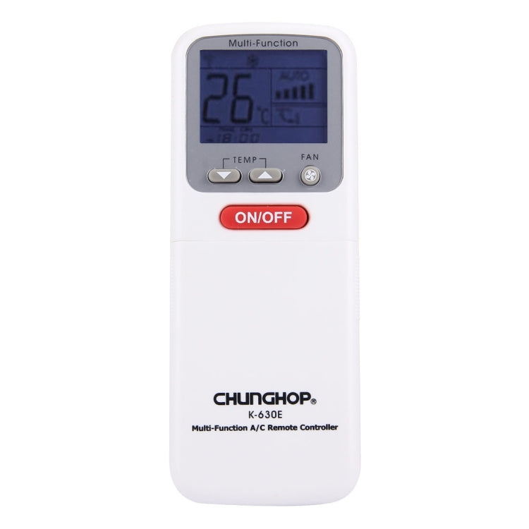 Mando a distancia universal LCD para aire acondicionado CHUNGHOP K-630E, K-630E