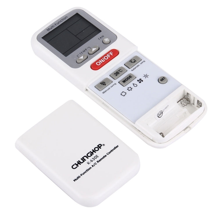 Mando a distancia universal LCD para aire acondicionado CHUNGHOP K-630E, K-630E