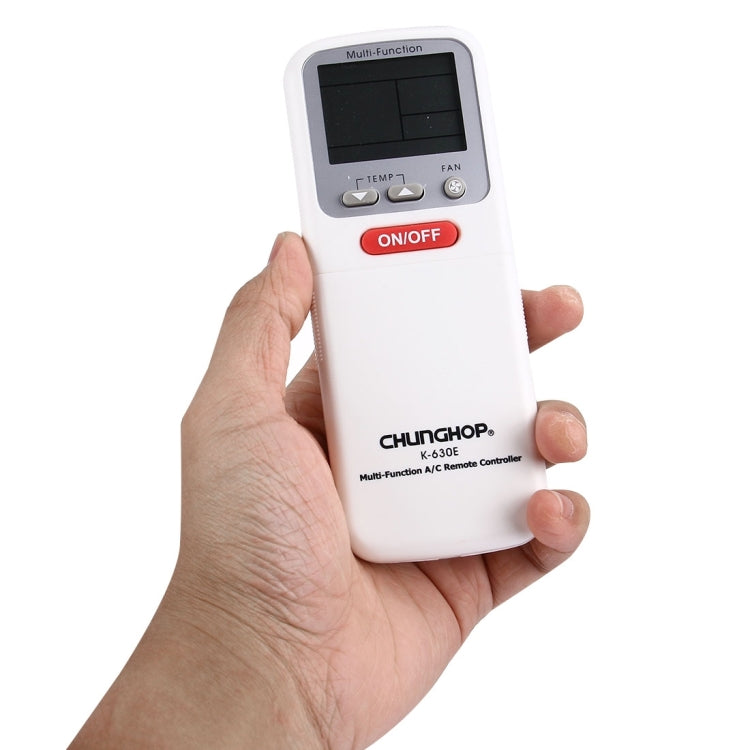 Mando a distancia universal LCD para aire acondicionado CHUNGHOP K-630E, K-630E