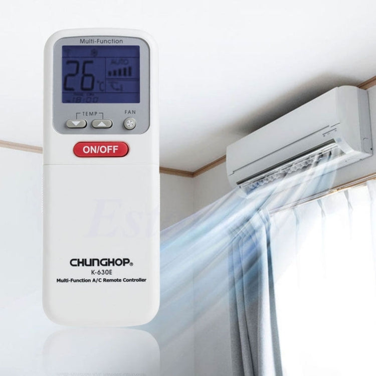 Mando a distancia universal LCD para aire acondicionado CHUNGHOP K-630E, K-630E